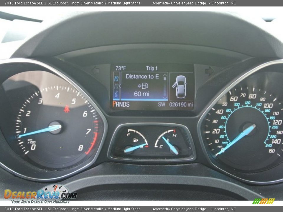 2013 Ford Escape SEL 1.6L EcoBoost Ingot Silver Metallic / Medium Light Stone Photo #19