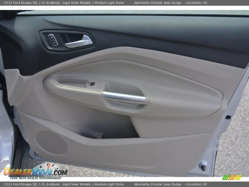 2013 Ford Escape SEL 1.6L EcoBoost Ingot Silver Metallic / Medium Light Stone Photo #23