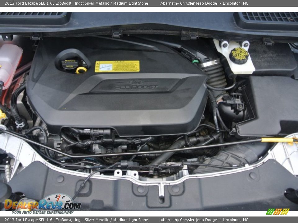 2013 Ford Escape SEL 1.6L EcoBoost Ingot Silver Metallic / Medium Light Stone Photo #25