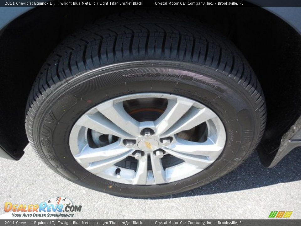 2011 Chevrolet Equinox LT Twilight Blue Metallic / Light Titanium/Jet Black Photo #15