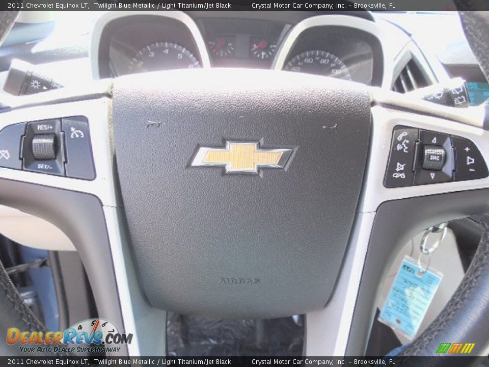 2011 Chevrolet Equinox LT Twilight Blue Metallic / Light Titanium/Jet Black Photo #22