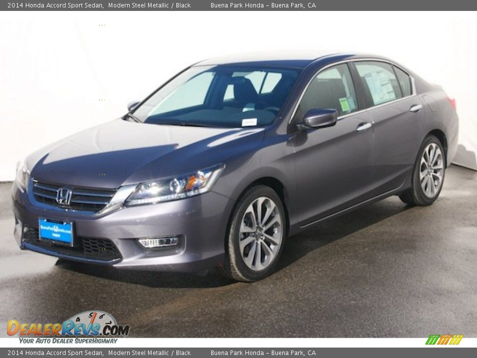 2014 Honda Accord Sport Sedan Modern Steel Metallic / Black Photo #3