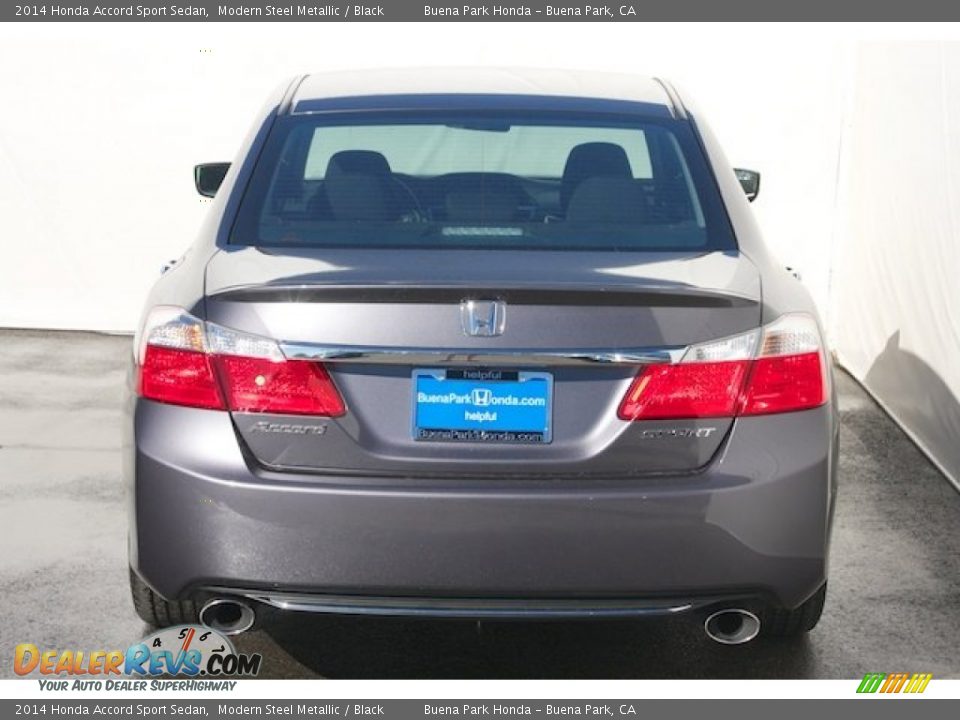2014 Honda Accord Sport Sedan Modern Steel Metallic / Black Photo #6