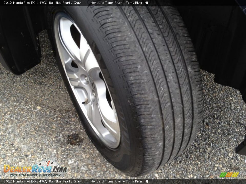2012 Honda Pilot EX-L 4WD Bali Blue Pearl / Gray Photo #2