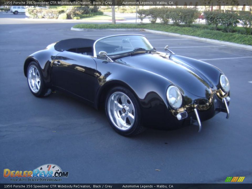 1956 Porsche 356 Speedster GTR Widebody ReCreation Black / Grey Photo #7