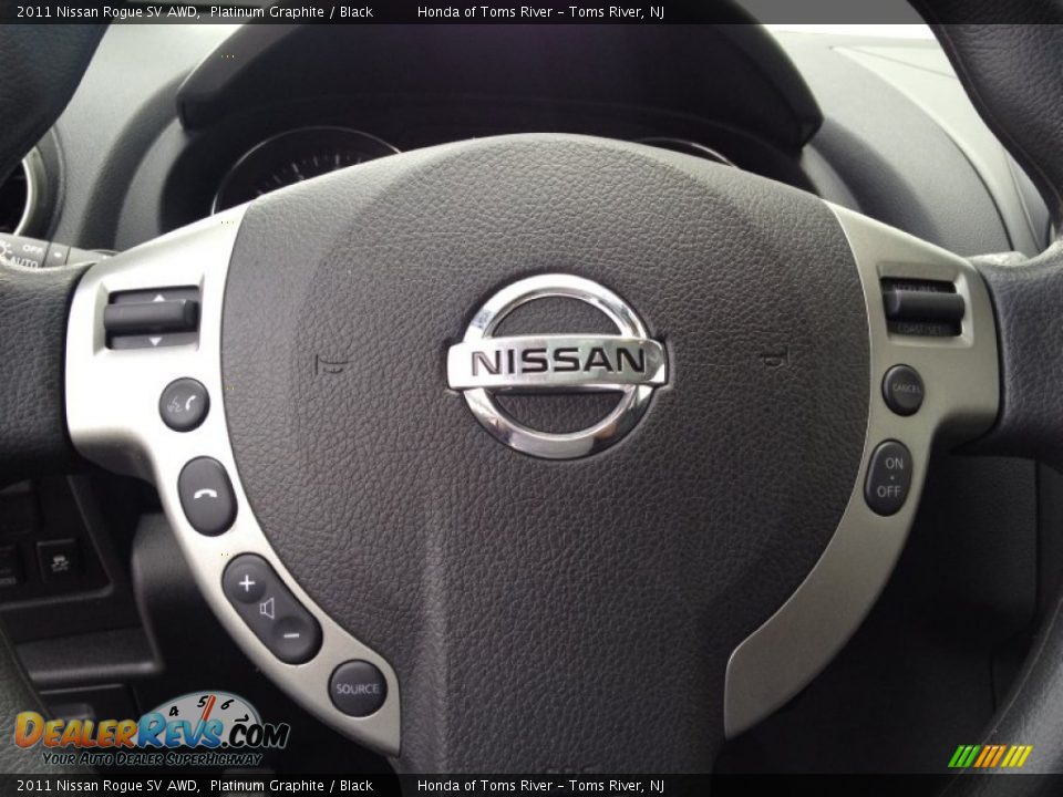 2011 Nissan Rogue SV AWD Platinum Graphite / Black Photo #20
