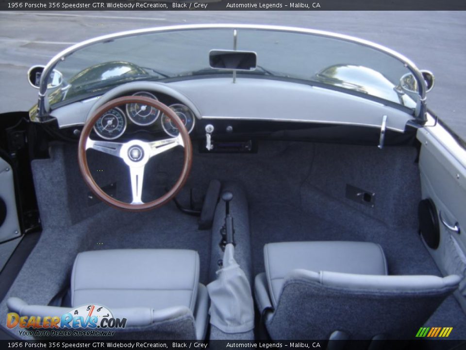 1956 Porsche 356 Speedster GTR Widebody ReCreation Black / Grey Photo #14