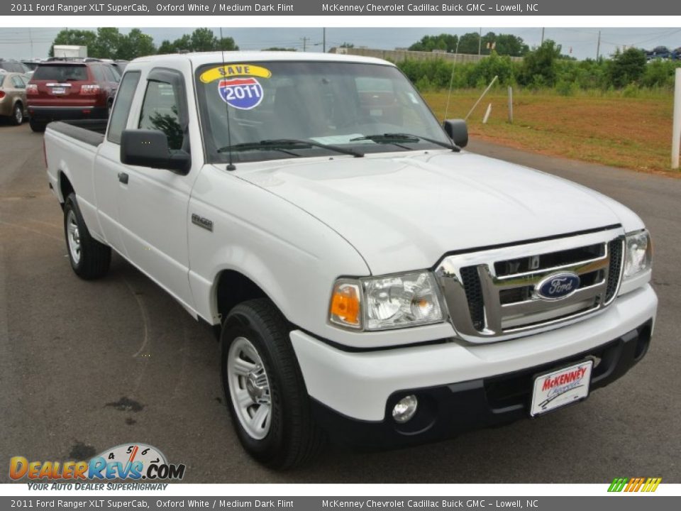 2011 Ford Ranger XLT SuperCab Oxford White / Medium Dark Flint Photo #1