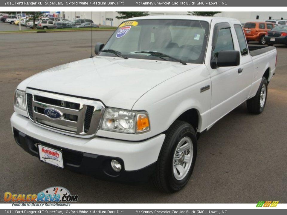 2011 Ford Ranger XLT SuperCab Oxford White / Medium Dark Flint Photo #2