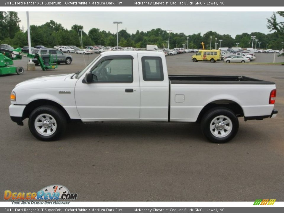 2011 Ford Ranger XLT SuperCab Oxford White / Medium Dark Flint Photo #3