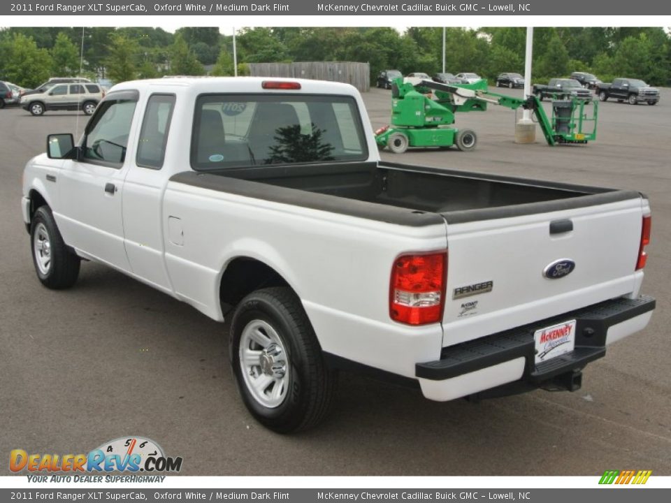 2011 Ford Ranger XLT SuperCab Oxford White / Medium Dark Flint Photo #4