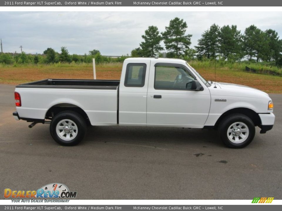 2011 Ford Ranger XLT SuperCab Oxford White / Medium Dark Flint Photo #6