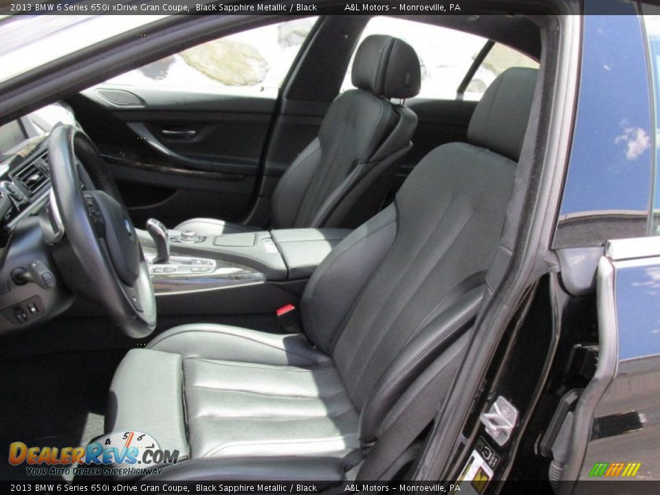 Front Seat of 2013 BMW 6 Series 650i xDrive Gran Coupe Photo #13