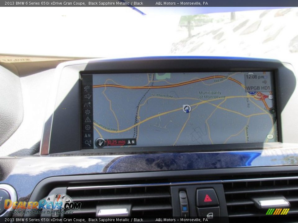 Navigation of 2013 BMW 6 Series 650i xDrive Gran Coupe Photo #18