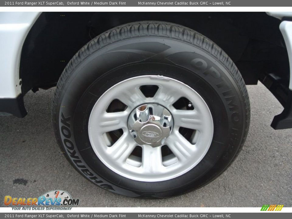 2011 Ford Ranger XLT SuperCab Oxford White / Medium Dark Flint Photo #24