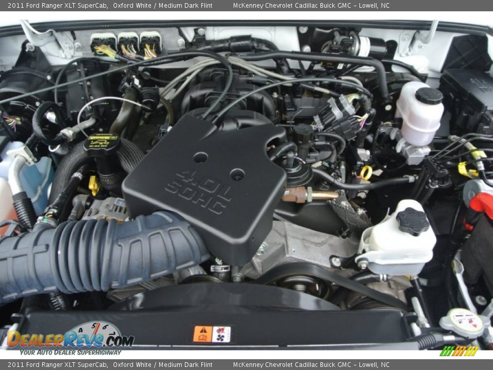 2011 Ford Ranger XLT SuperCab Oxford White / Medium Dark Flint Photo #25