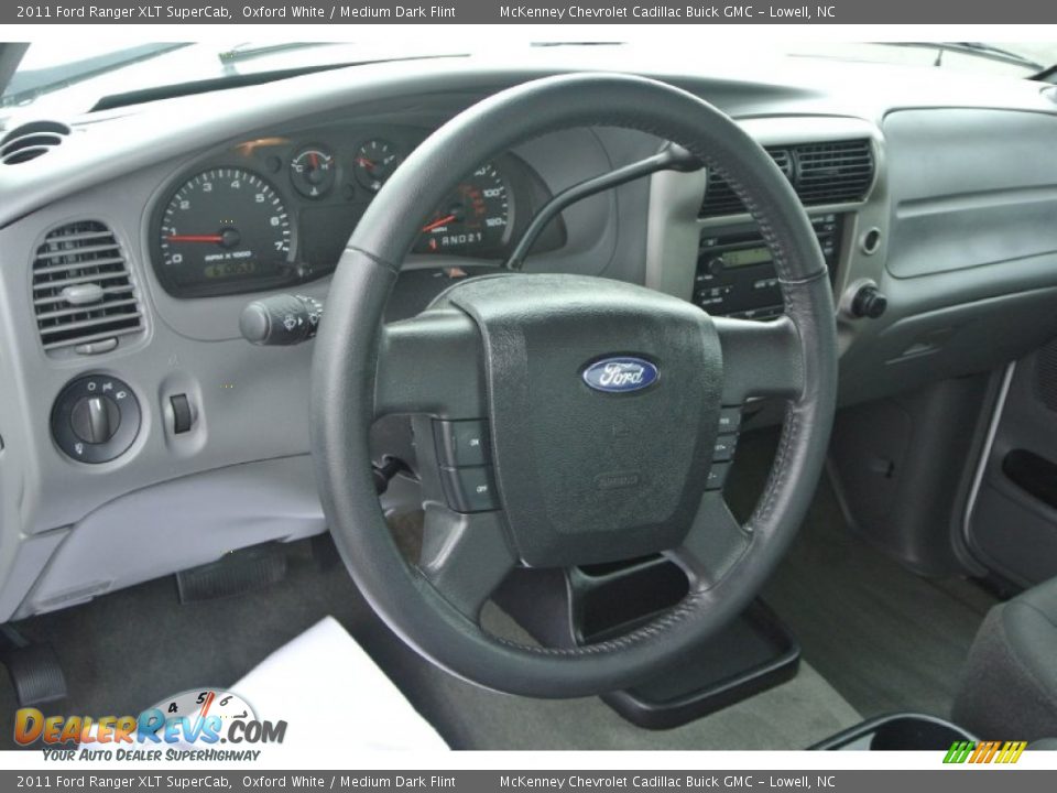 2011 Ford Ranger XLT SuperCab Oxford White / Medium Dark Flint Photo #26