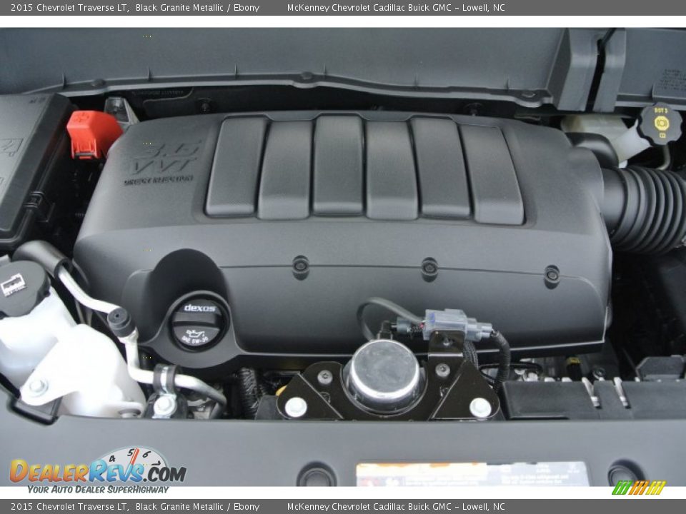 2015 Chevrolet Traverse LT Black Granite Metallic / Ebony Photo #23