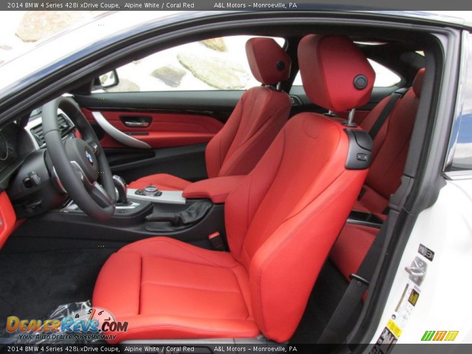 Front Seat of 2014 BMW 4 Series 428i xDrive Coupe Photo #12