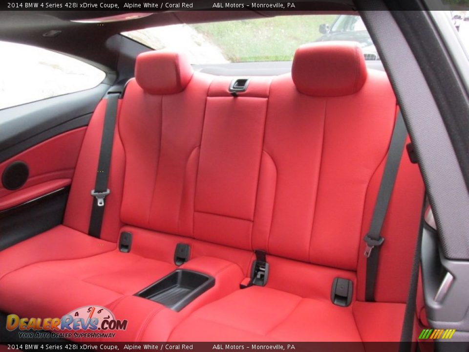 Rear Seat of 2014 BMW 4 Series 428i xDrive Coupe Photo #13