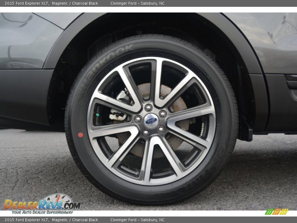 2015 Ford Explorer XLT Magnetic / Charcoal Black Photo #11