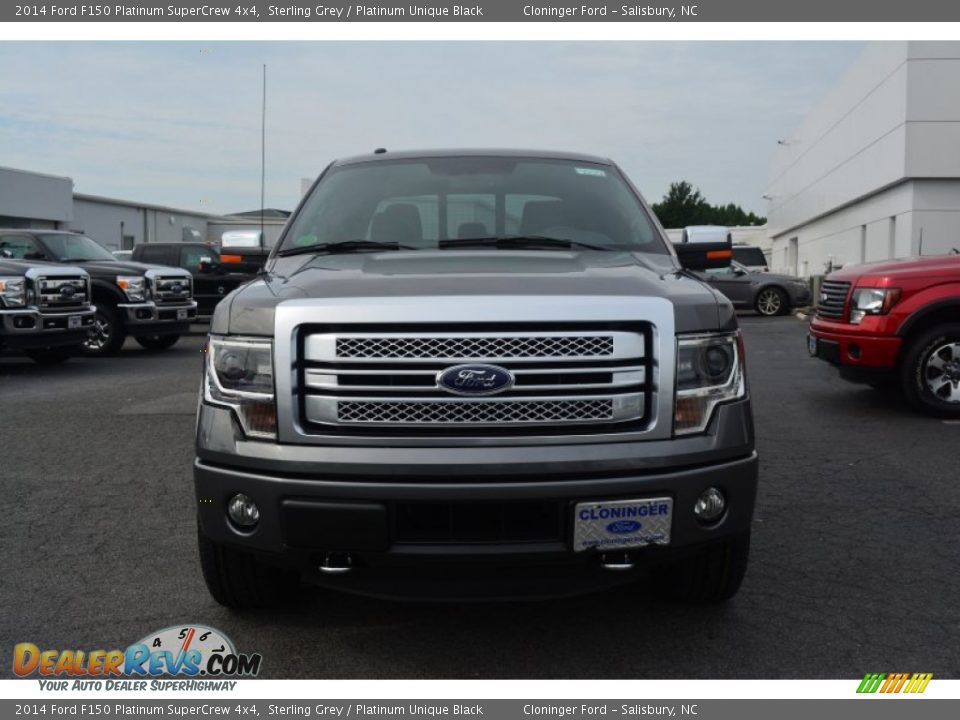 2014 Ford F150 Platinum SuperCrew 4x4 Sterling Grey / Platinum Unique Black Photo #4