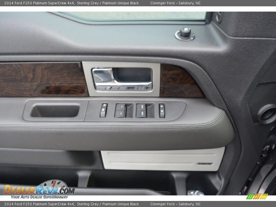 2014 Ford F150 Platinum SuperCrew 4x4 Sterling Grey / Platinum Unique Black Photo #5