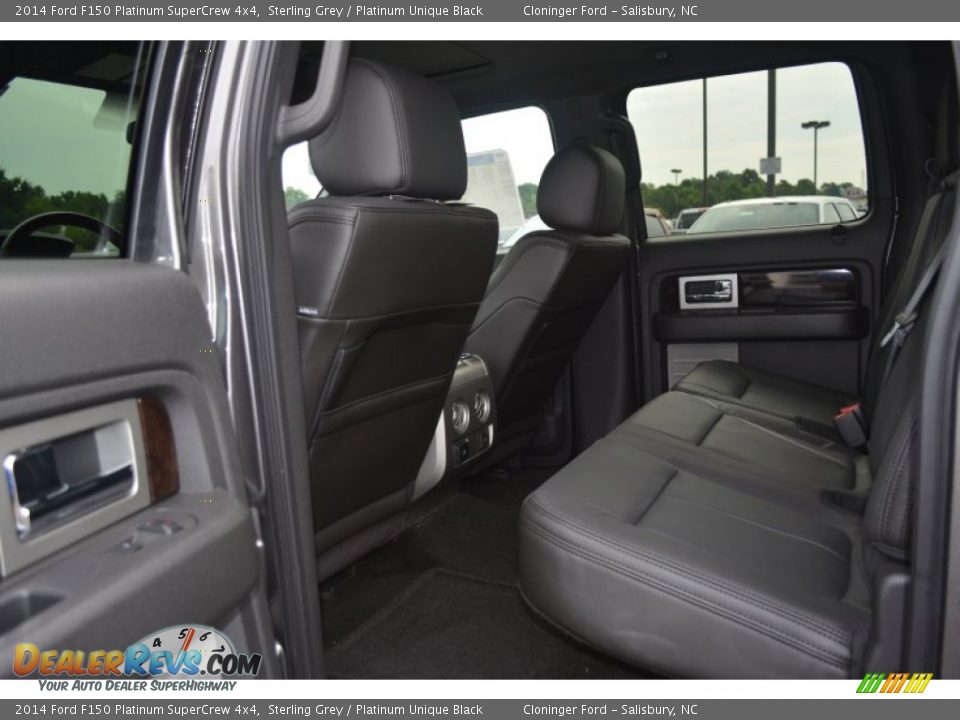 2014 Ford F150 Platinum SuperCrew 4x4 Sterling Grey / Platinum Unique Black Photo #9
