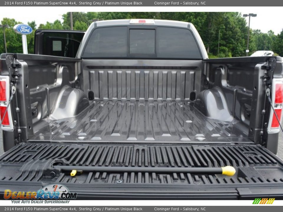 2014 Ford F150 Platinum SuperCrew 4x4 Sterling Grey / Platinum Unique Black Photo #10