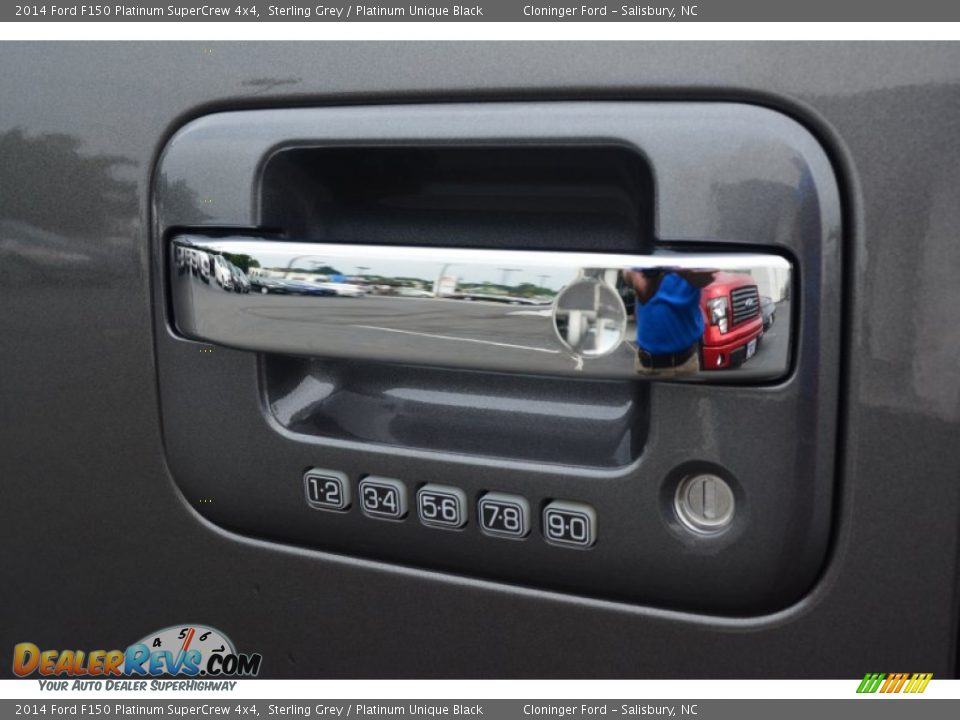 2014 Ford F150 Platinum SuperCrew 4x4 Sterling Grey / Platinum Unique Black Photo #14
