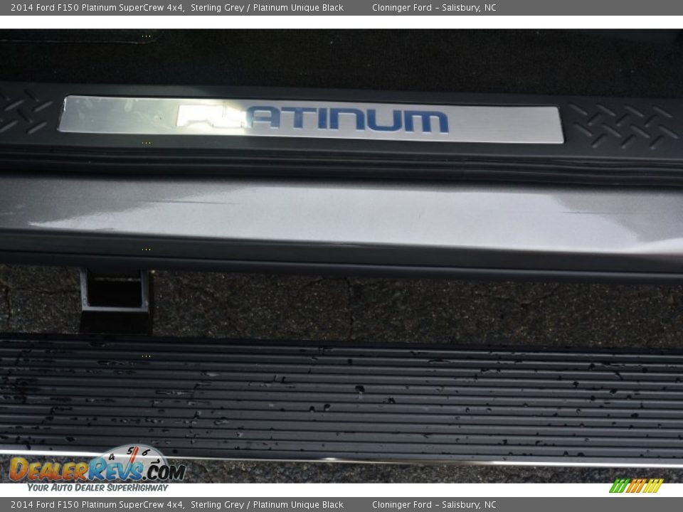 2014 Ford F150 Platinum SuperCrew 4x4 Sterling Grey / Platinum Unique Black Photo #15