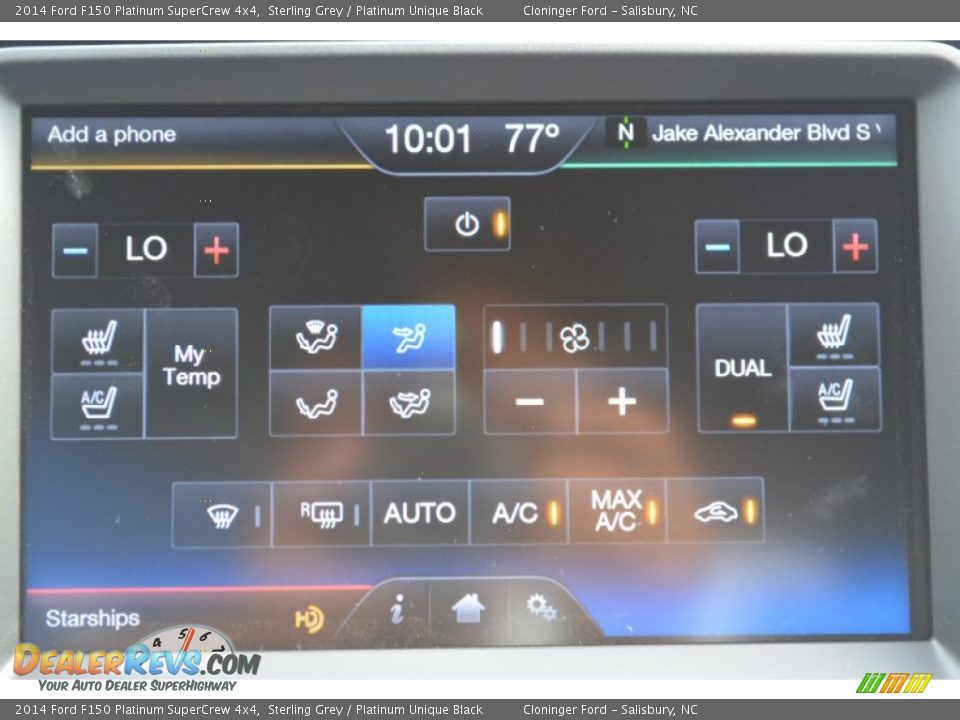 2014 Ford F150 Platinum SuperCrew 4x4 Sterling Grey / Platinum Unique Black Photo #19