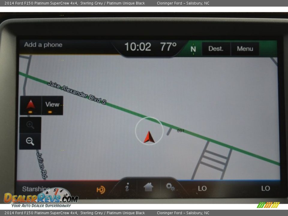 2014 Ford F150 Platinum SuperCrew 4x4 Sterling Grey / Platinum Unique Black Photo #20