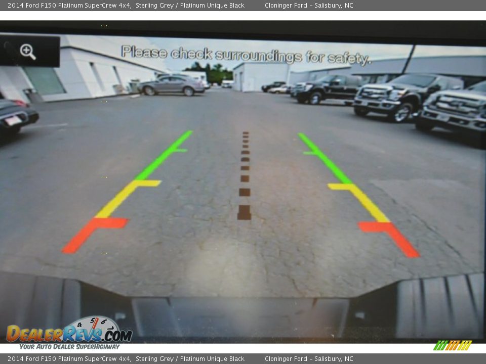 2014 Ford F150 Platinum SuperCrew 4x4 Sterling Grey / Platinum Unique Black Photo #21