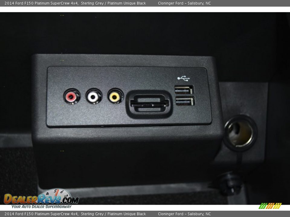 2014 Ford F150 Platinum SuperCrew 4x4 Sterling Grey / Platinum Unique Black Photo #23