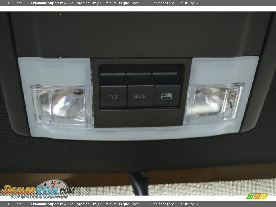 2014 Ford F150 Platinum SuperCrew 4x4 Sterling Grey / Platinum Unique Black Photo #26