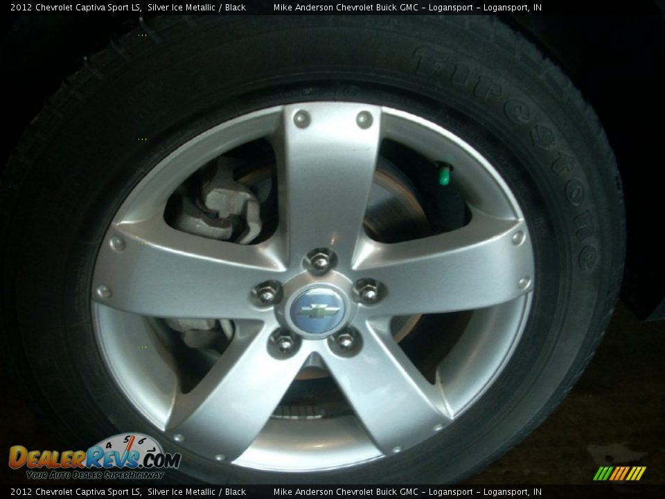 2012 Chevrolet Captiva Sport LS Silver Ice Metallic / Black Photo #6