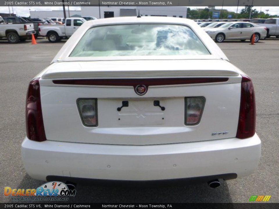 2005 Cadillac STS V6 White Diamond / Cashmere Photo #3