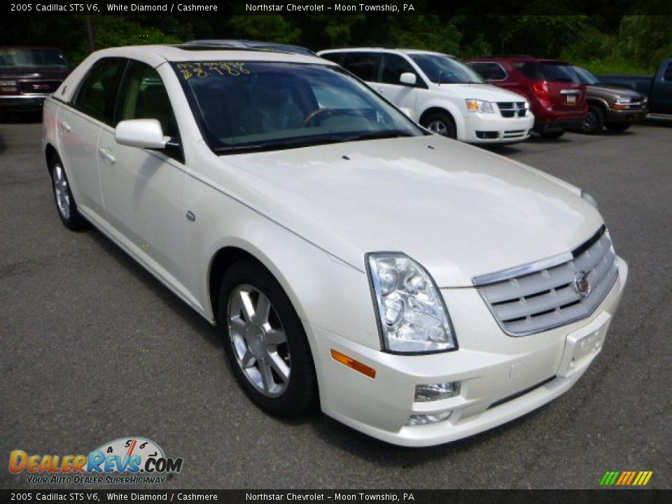 2005 Cadillac STS V6 White Diamond / Cashmere Photo #5