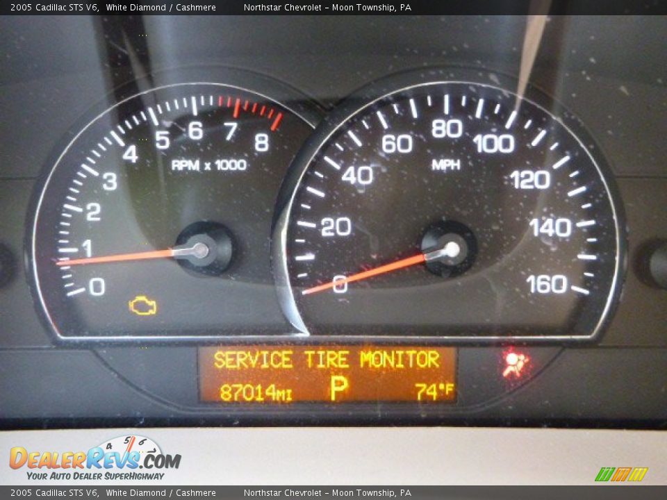 2005 Cadillac STS V6 White Diamond / Cashmere Photo #14