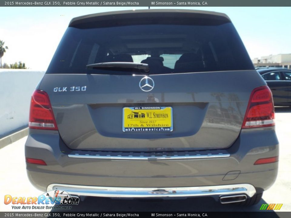2015 Mercedes-Benz GLK 350 Pebble Grey Metallic / Sahara Beige/Mocha Photo #5