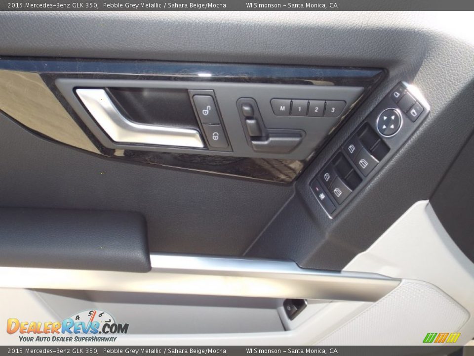 2015 Mercedes-Benz GLK 350 Pebble Grey Metallic / Sahara Beige/Mocha Photo #6