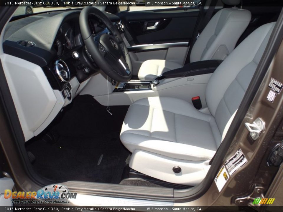 2015 Mercedes-Benz GLK 350 Pebble Grey Metallic / Sahara Beige/Mocha Photo #7