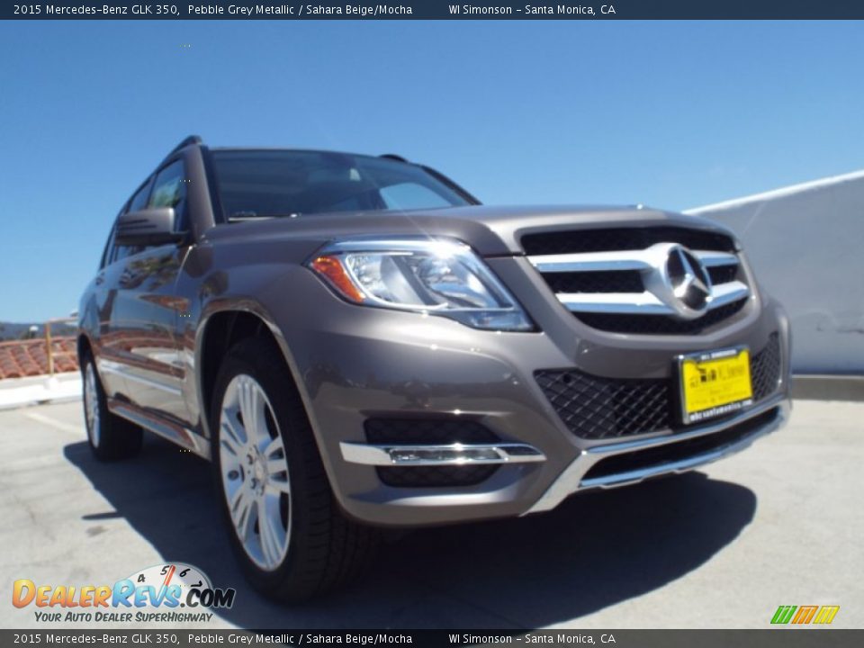 2015 Mercedes-Benz GLK 350 Pebble Grey Metallic / Sahara Beige/Mocha Photo #11