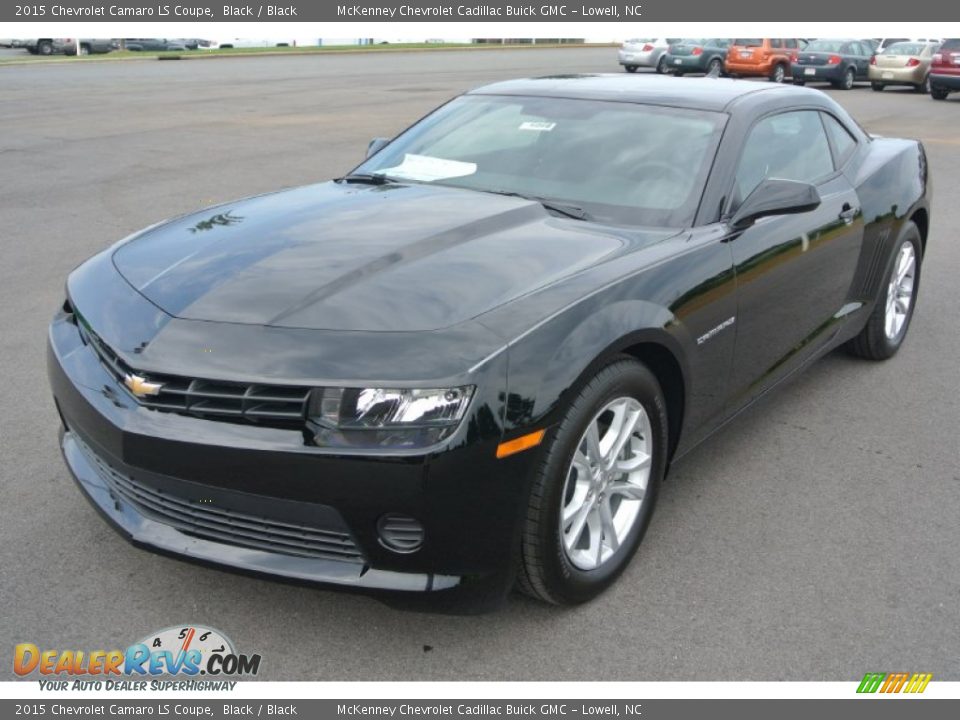 Front 3/4 View of 2015 Chevrolet Camaro LS Coupe Photo #2