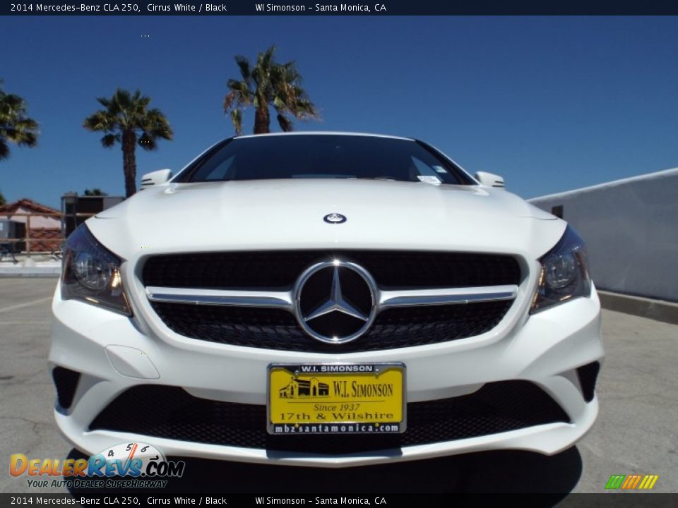 2014 Mercedes-Benz CLA 250 Cirrus White / Black Photo #2
