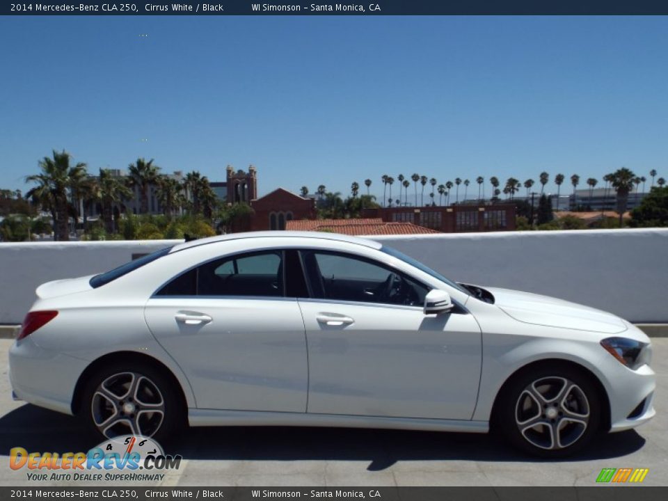 2014 Mercedes-Benz CLA 250 Cirrus White / Black Photo #3