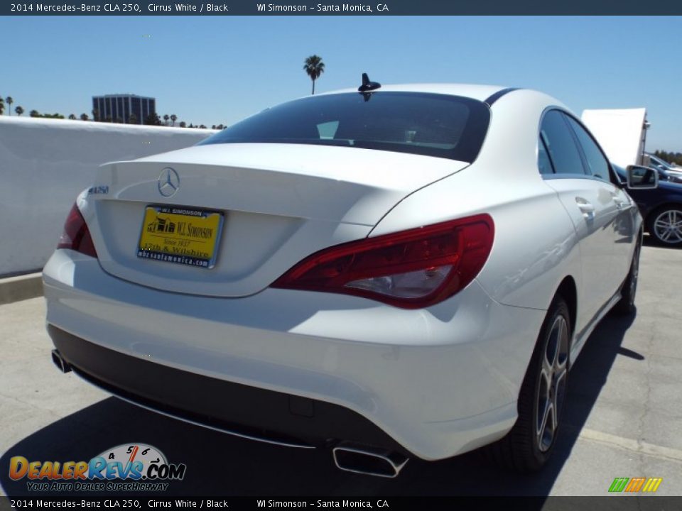 2014 Mercedes-Benz CLA 250 Cirrus White / Black Photo #4