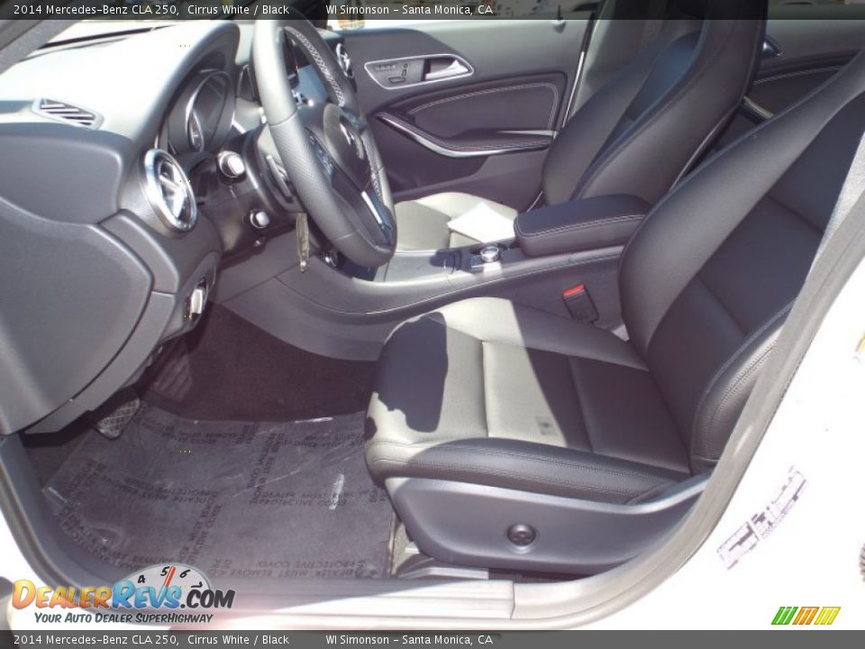 2014 Mercedes-Benz CLA 250 Cirrus White / Black Photo #7