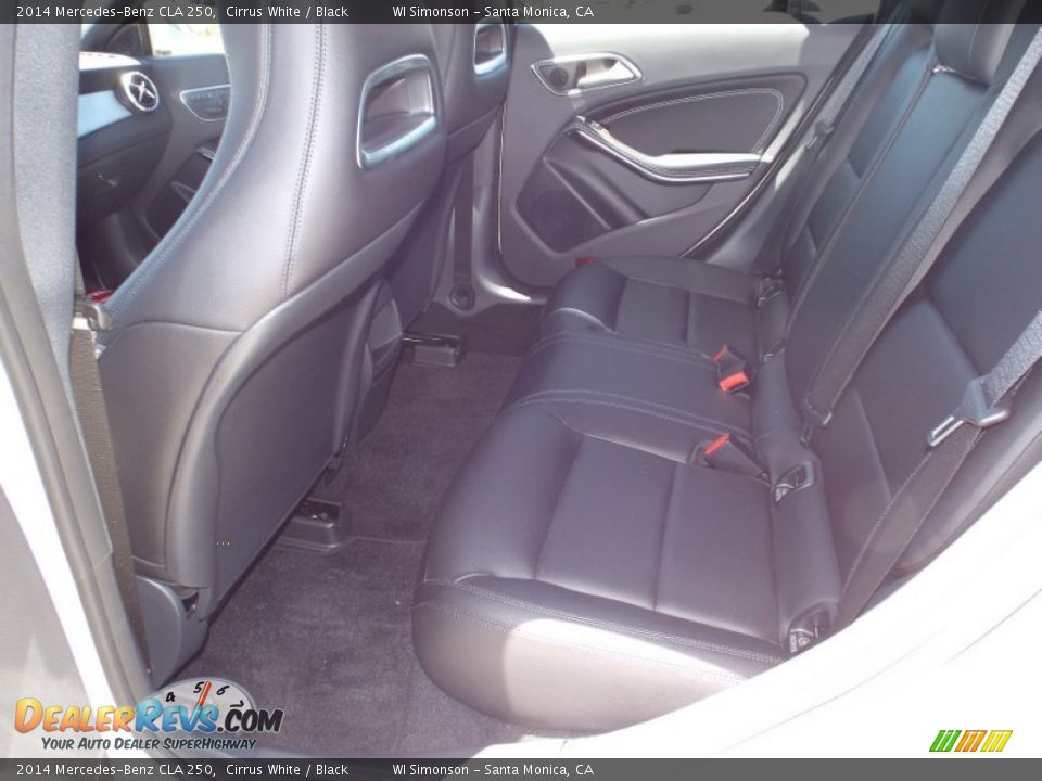 2014 Mercedes-Benz CLA 250 Cirrus White / Black Photo #8